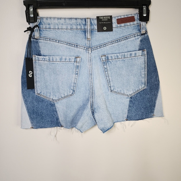 NWT BlankNyc Patchwork Cutoff Shorts - Picture 5 of 7